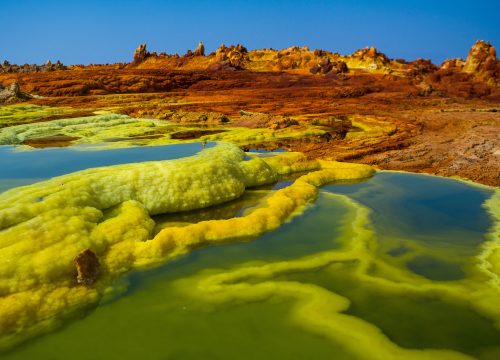 Twelve days Denakil depression combined with historic route